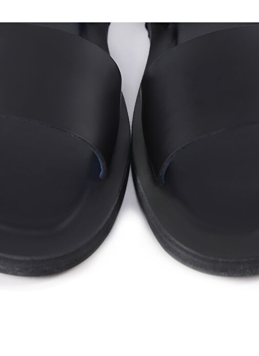 Yargıcı Siyah Erkek Deri Sandalet 24YEAY4482X - Görsel 6