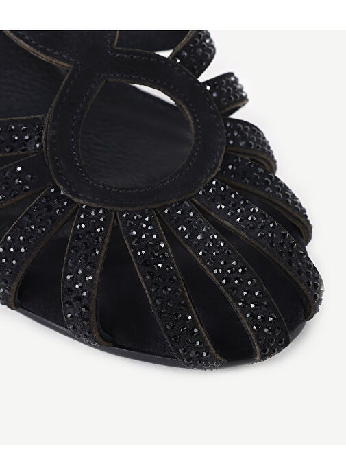 Yargıcı Yargıcı Siyah Aksesuar Detaylı Deri Topuklu Ayakkabı Boyner'de! Siyah - 3. görsel