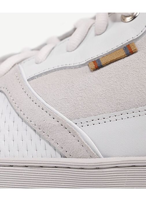 DERİ-SÜET DETAYLI SNEAKER - Görsel 7