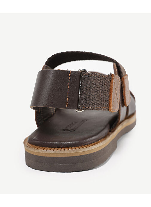 ÇAPRAZ DERİ SANDALET - Görsel 5