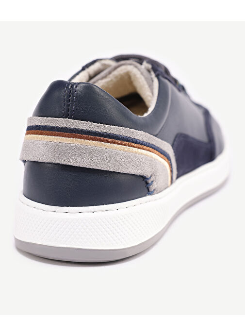 Yargıcı Lacivert-Gri Erkek Sneaker 24YEAY4469X - Görsel 4