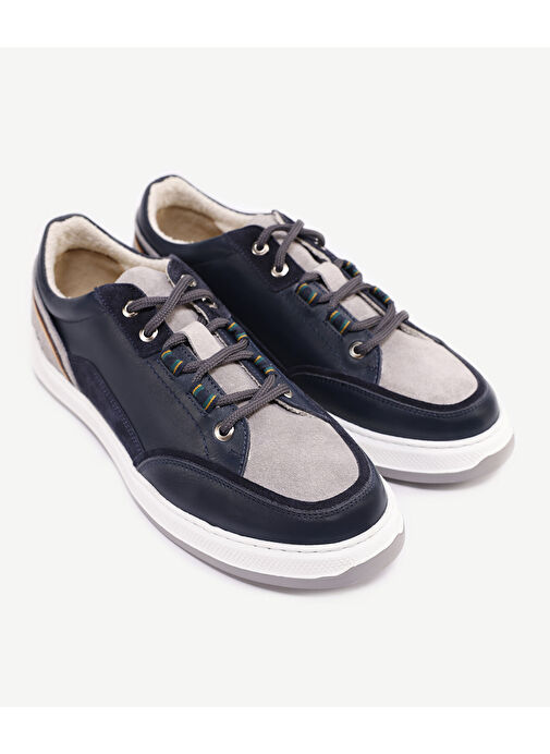 Yargıcı Lacivert-Gri Erkek Sneaker 24YEAY4469X - Görsel 5