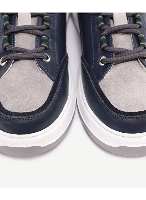 Yargıcı Lacivert-Gri Erkek Sneaker 24YEAY4469X - Görsel 6