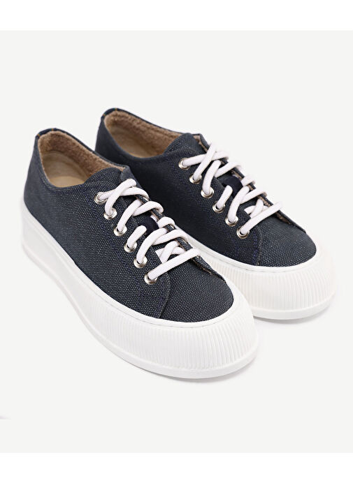Yargıcı Lacivert Kadın Sneaker 24YKAY4575X - Görsel 3