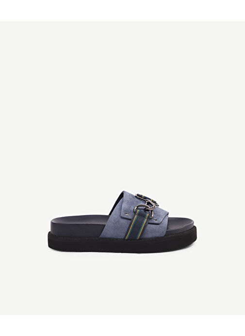 AKSESUAR DETAYLI YUMUŞAK DERİ TERLİK - Görsel 2