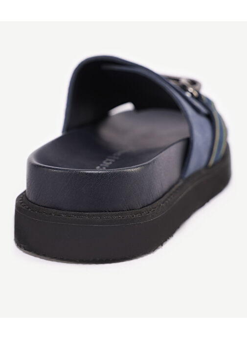 AKSESUAR DETAYLI YUMUŞAK DERİ TERLİK - Görsel 3