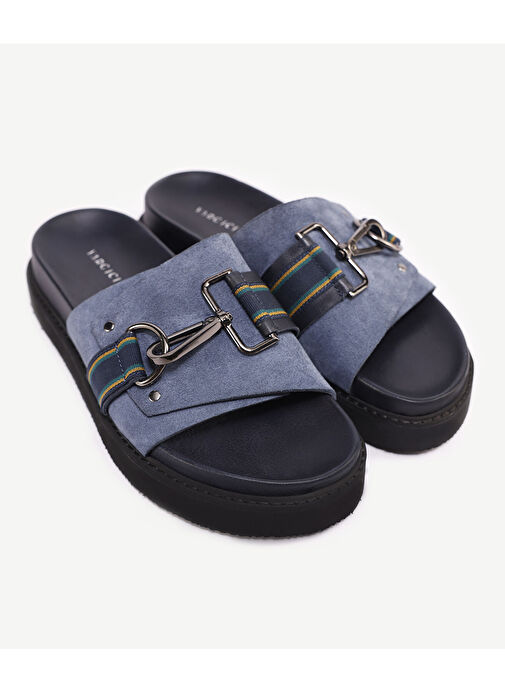 AKSESUAR DETAYLI YUMUŞAK DERİ TERLİK - Görsel 4