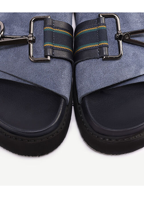 AKSESUAR DETAYLI YUMUŞAK DERİ TERLİK - Görsel 5