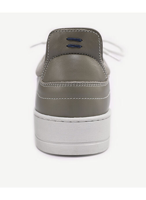 DERİ-SÜET DETAYLI SNEAKER - Görsel 8