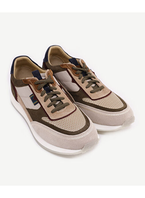 Yargıcı Bej-Kahverengi Erkek Sneaker 24YEAY4476X - Görsel 5