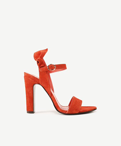 FİYONK DETAYLI DERİ TOPUKLU AYAKKABI - Görsel 2