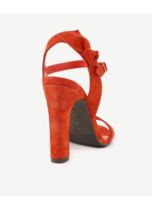 FİYONK DETAYLI DERİ TOPUKLU AYAKKABI - Görsel 4