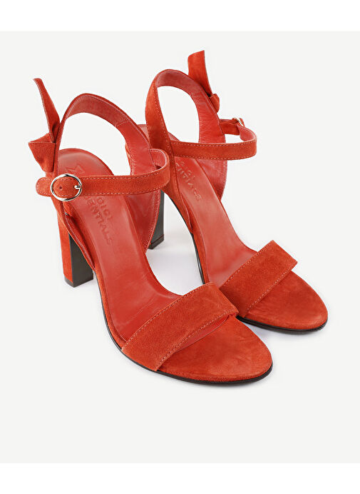 FİYONK DETAYLI DERİ TOPUKLU AYAKKABI - Görsel 5