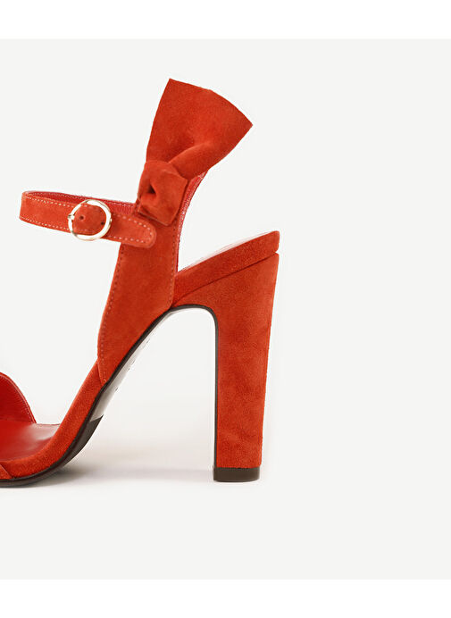 FİYONK DETAYLI DERİ TOPUKLU AYAKKABI - Görsel 7