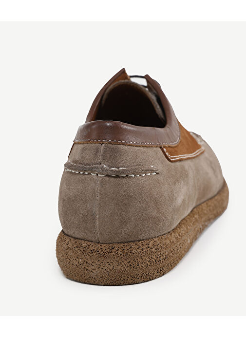 RETRO GÖRÜNÜMLÜ DERİ BAĞLI AYAKKABI - Görsel 4