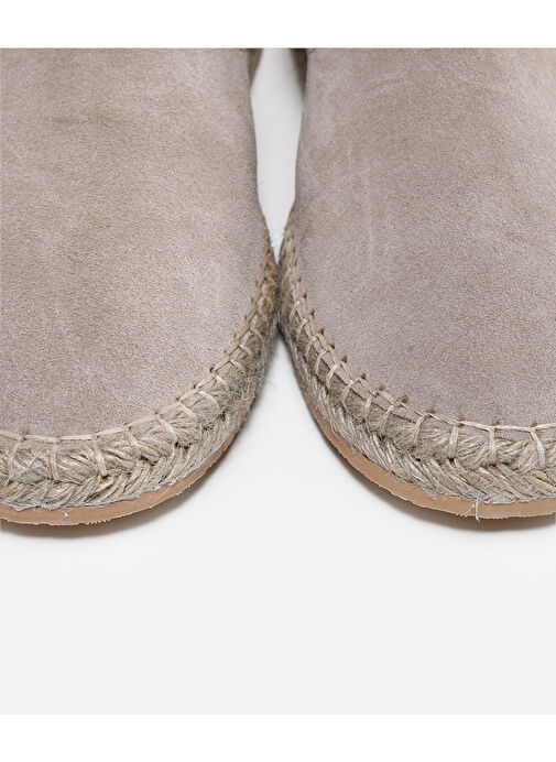 RENK DETAYLI DERİ ESPADRİL - Görsel 6