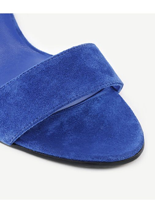 Yargıcı Kırmızı Kadın Süet Topuklu Ayakkabı 24YKAY4538X - Görsel 3