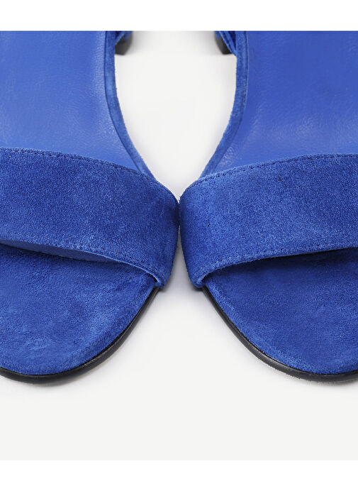 Yargıcı Kırmızı Kadın Süet Topuklu Ayakkabı 24YKAY4538X - Görsel 6