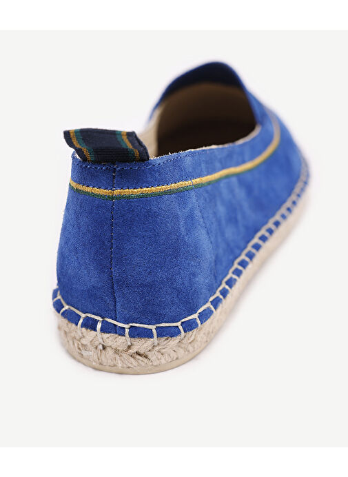 LASTİKLİ DERİ ESPADRİL - Görsel 4