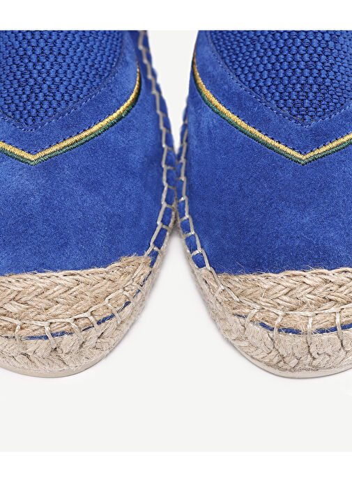 LASTİKLİ DERİ ESPADRİL - Görsel 5