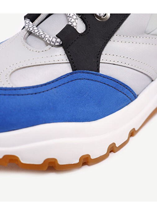 Yargıcı Gri-Mavi Kadın Sneaker 24YKAY4579X - Görsel 5