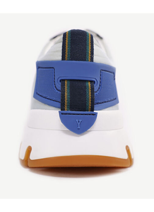 Yargıcı Gri-Mavi Kadın Sneaker 24YKAY4579X - Görsel 6