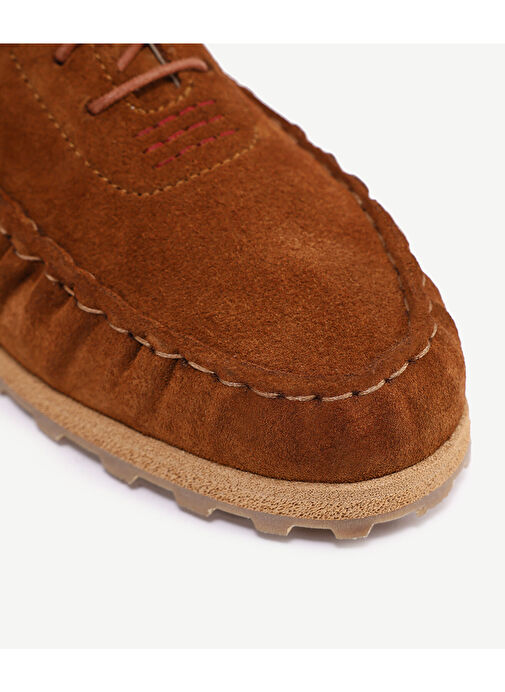 Yargıcı Taba Erkek Süet Klasik Ayakkabı 24YEAY4461X - Görsel 3