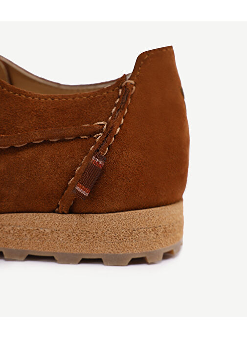 Yargıcı Taba Erkek Süet Klasik Ayakkabı 24YEAY4461X - Görsel 5