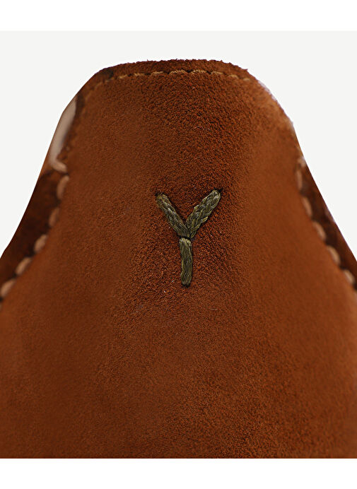 Yargıcı Taba Erkek Süet Klasik Ayakkabı 24YEAY4461X - Görsel 6