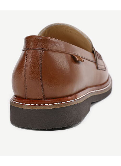 Yargıcı Taba Erkek deri Loafer 24YEAY4463X - Görsel 4