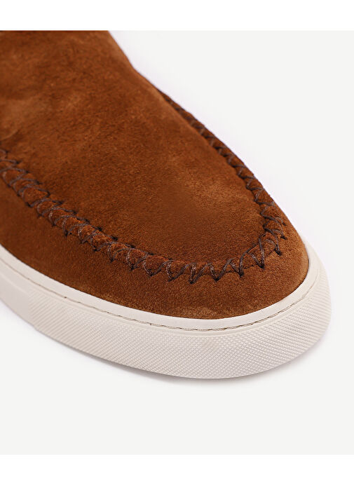 SARAÇ DETAYLI DERİ LOAFER - Görsel 3