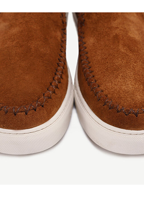 SARAÇ DETAYLI DERİ LOAFER - Görsel 4