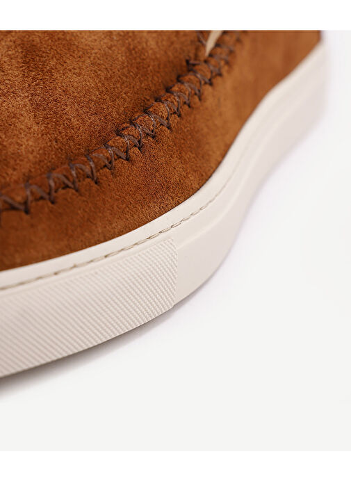 SARAÇ DETAYLI DERİ LOAFER - Görsel 6