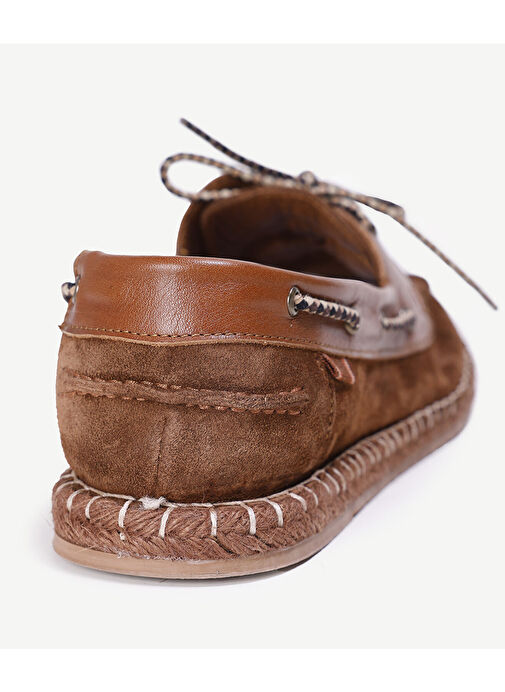 HASIR BAĞLI DERİ ESPADRİL - Görsel 5