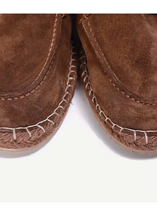 HASIR BAĞLI DERİ ESPADRİL - Görsel 7