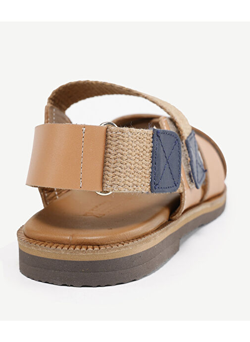 ÇAPRAZ DERİ SANDALET - Görsel 5