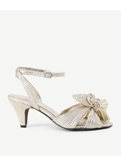 Yargıcı Çok Renkli Kadın Kumaş Topuklu Sandalet 24YKAY4541X - Görsel 3