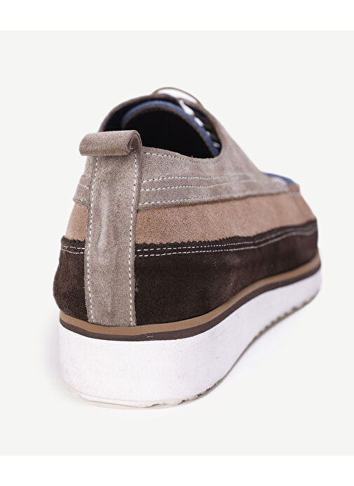 Yargıcı Çok Renkli Erkek Süet Klasik Ayakkabı 24YEAY4487X - Görsel 4