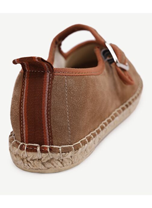 RENK DETAYLI DERİ ESPADRİL - Görsel 5