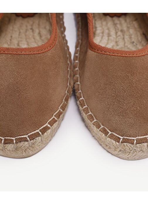 RENK DETAYLI DERİ ESPADRİL - Görsel 4