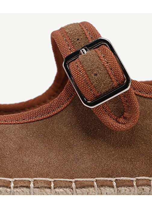 RENK DETAYLI DERİ ESPADRİL - Görsel 3