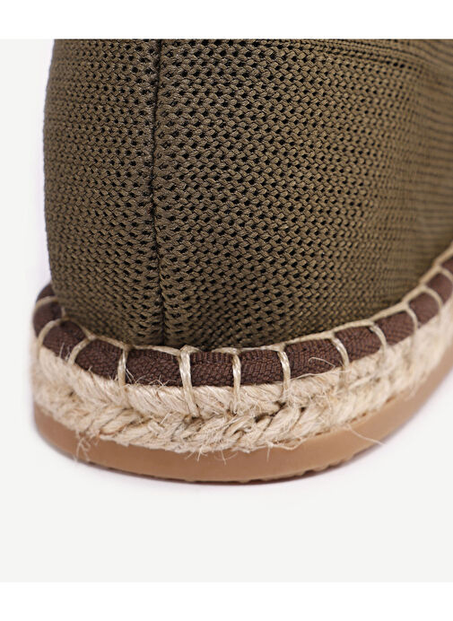 TRİKO ÖRME BAĞLI ESPADRİL - Görsel 4