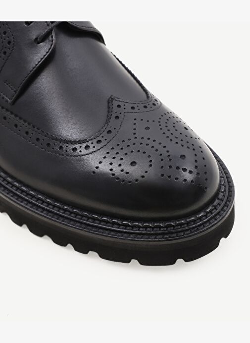 Yargıcı Yargıcı Siyah Kahverengi Erkek Deri Klasik Ayakkabı 24KEAY4402X | Boyner Siyah - 3. görsel