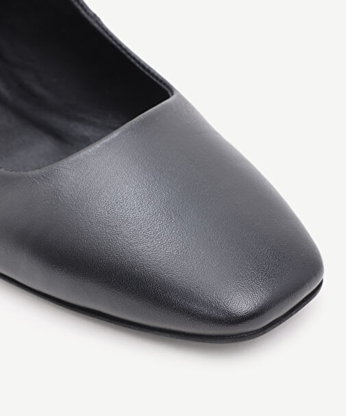 Yargıcı Siyah Kadın Deri Babet 24KKAY4005X - Görsel 3