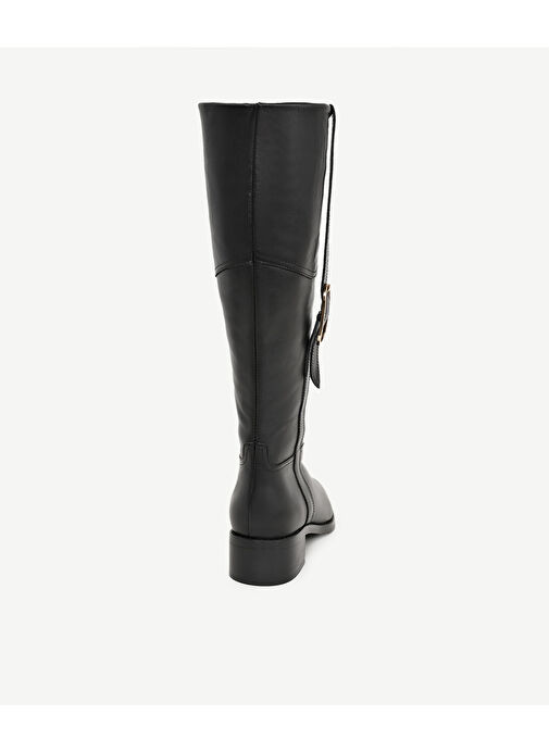 AKSESUAR DETAYLI DERİ ÇİZME - Görsel 4