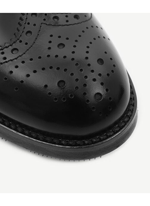 DERİ OXFORD BAĞLI AYAKKABI - Görsel 3