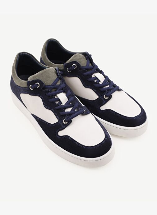 Yargıcı Yargıcı Beyaz Hafif Tabanlı Deri Sneakers Boyner'de! Beyaz - 3. görsel