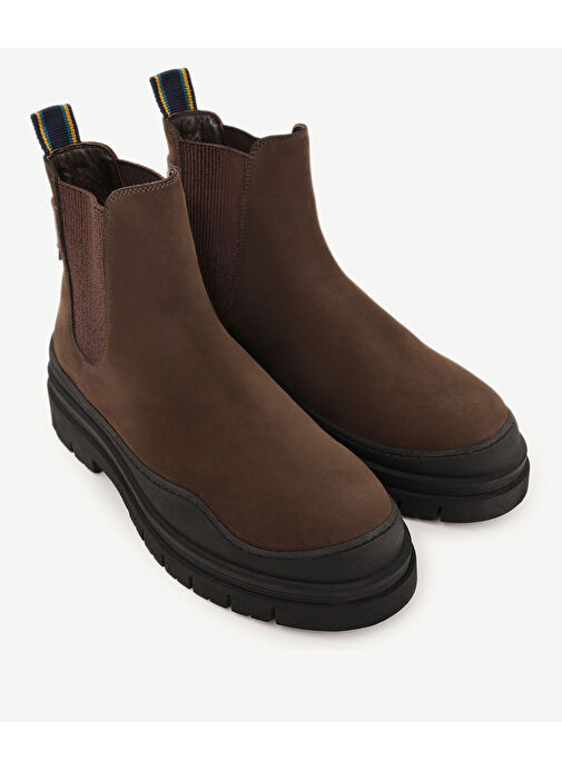 KALIN TABANLI DERİ LASTİKLİ BOT - Görsel 5