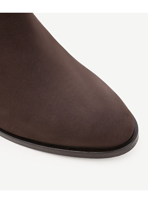 TOKA DETAYLI DERİ TOPUKLU BOT - Görsel 3