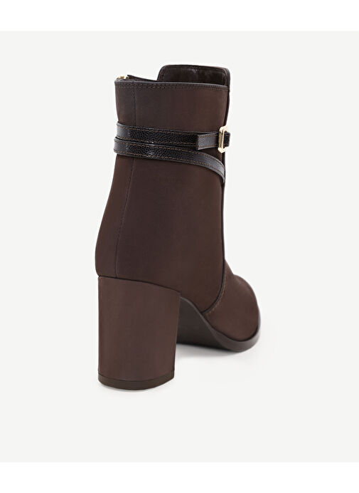 TOKA DETAYLI DERİ TOPUKLU BOT - Görsel 4